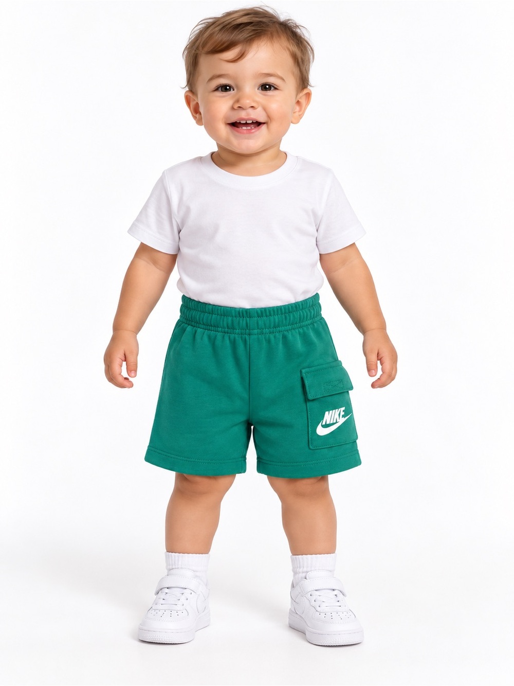 Nike • NWT Toddler Green Cargo Pocket Shorts